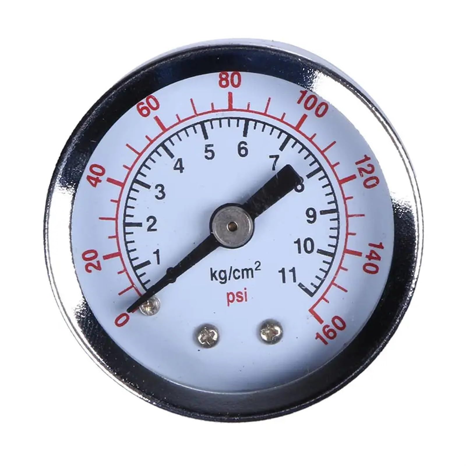 Vakuum-Manometer, 1/8 Zoll NPT 0–160 PSI, hydraulisches Messgerät, Gewindemontage, Manometer, Luft, Wasser, Öl, Gas, Kompressor, Manometer, Druckprüfer