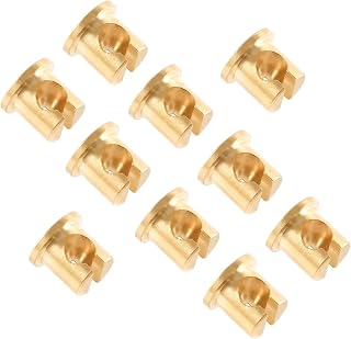 FUSCH 10X Carburetor Cable End Stop Guide Clips Compatible with Yamaha Polaris Suzuki ATV UTV Motorcycle Replace#: 1UY-14155-00-00