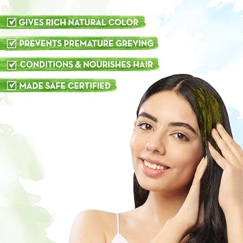 Mamaearth Heena Paste with Dark Roast Coffee | Ready-to-Use for Naturally Colored Hair | Helps Reduce Premature Graying & Gives Long Lasting Natural Color | 7.05 Oz/200g
