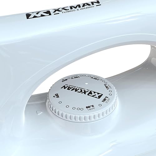 Miniatura 8 de XCMAN Plancha de encerado de esquí snowboard 120 V 800 W con placa base con hoyuelos y buena precisión de control de temperatura termosta