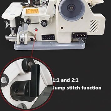 Blind Hem Sewing Machine for Factory - 10 Needle Adjustable Stitch Length Equipment, Low Noise Operation for Apparel Production
