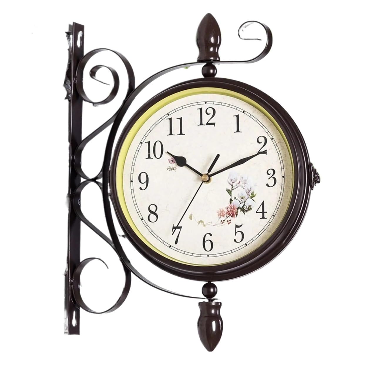 TANGSIYANG Outdoor Clock Double Side Wall Clock Mute Decorative Hanging Outdoor Clocks