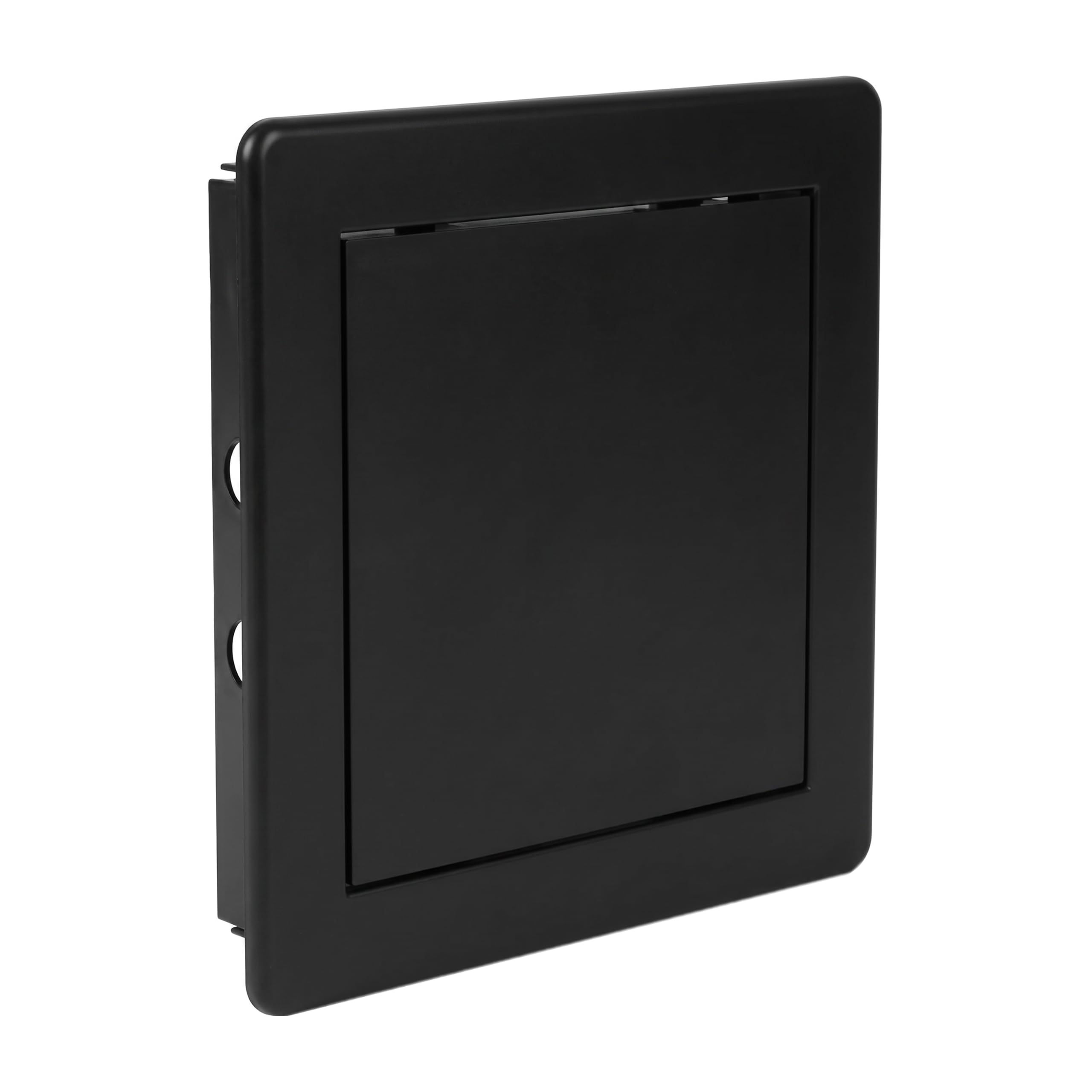 Repa Market 150 x 150 mm Plasterboard Access Panel – Black Plastic Inspection Hatch for Walls & Ceilings, Bath Panel & Fuse Box Cover Cabinet, Access Hatch, Easy Install for Plumbing & Electrical