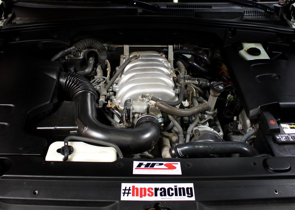 HPS Performance 57-1467-BLK Black Silicone Radiator and Heater Hose Kit Coolant