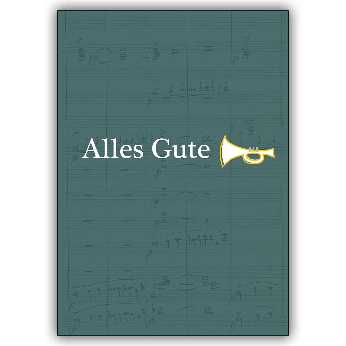 Kartenkaufrausch 16 Geburtstagskarten (16er Set): Musikalische Glückwunschkarte für Jubilare • hübsche Grusskarte fürs Geburtstags-kind mit Umschlag geschäftlich & privat