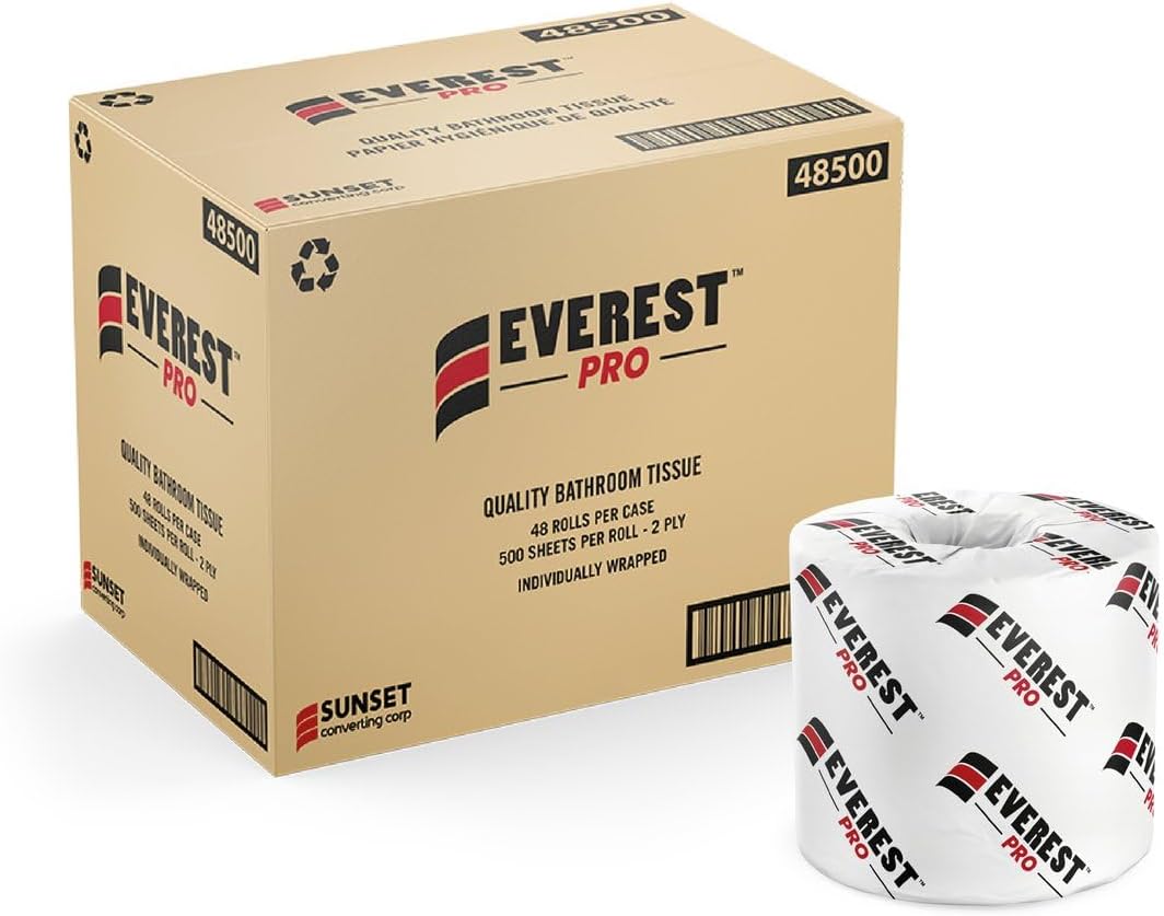 48500 Toilet Paper 48 Rolls, 500 Sheets per Roll