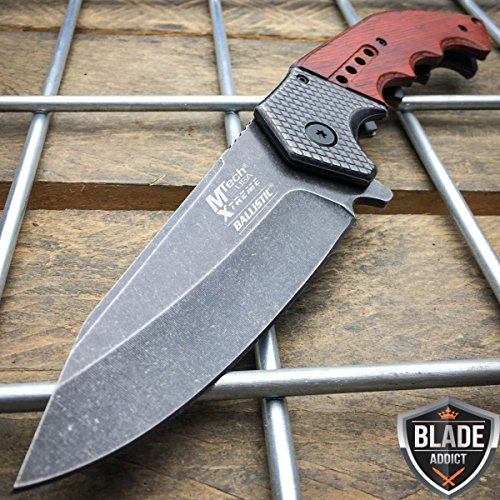 Snake Eye Tactical Everyday Carry Ultra Smooth One Hand Opening Folding Pocket Knife - Ideal for Recreational Work Hiking Camping (MX)