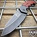 Snake Eye Tactical Everyday Carry Ultra Smooth One Hand Opening Folding Pocket Knife - Ideal for Recreational Work Hiking Camping (MX)
