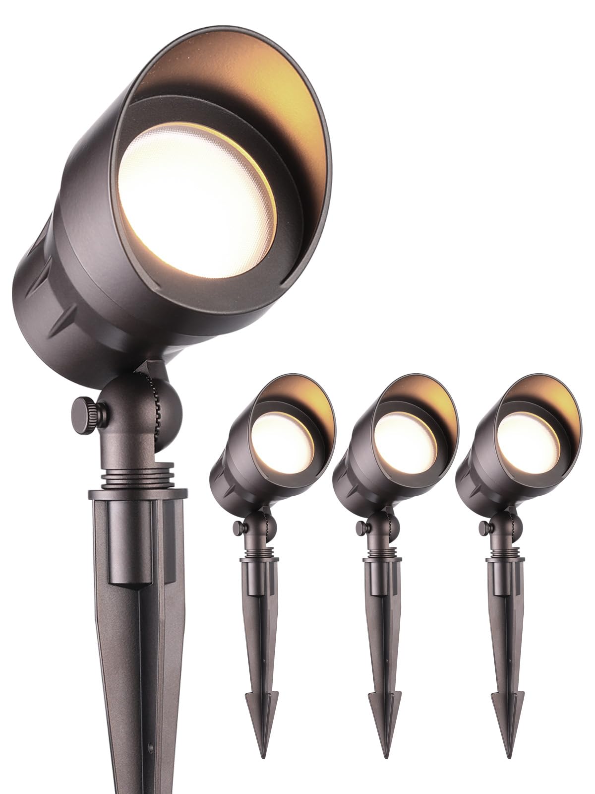 LEONLITE 4-Pack Low Voltage LED Spotlight