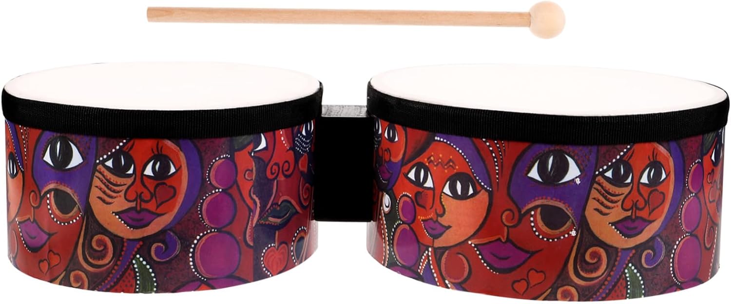 BESTonZON 1 Set Drum Percussion Instruments for Musical Instruments for Adults Bongos Kid Drum Drums for Age 8-12 Drums for Bongos for Bongos Drums BESTonZON 1 Set Drum Percussion Instruments for Musical Instruments for Adults Bongos Kid Drum Drums for Age 8-12 Drums for Bongos for Bongos Drums