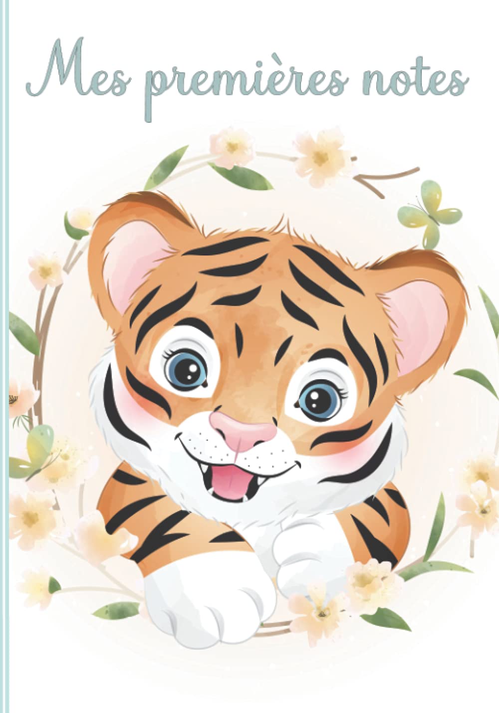 Mes premières notes: Carnet de notes original pour bébé ou futurs parents - Idée cadeau future maman ou papa pour noter les souvenirs de bébé - 100 Pages Lignées en pointillés