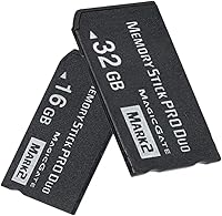 Vista 8 de Tarjeta de memoria original de 32 GB Pro Duo Mark2 compatible con PSP 1000 2000 3000 y accesorios de cámara Tarjeta de almacenamiento - Alta