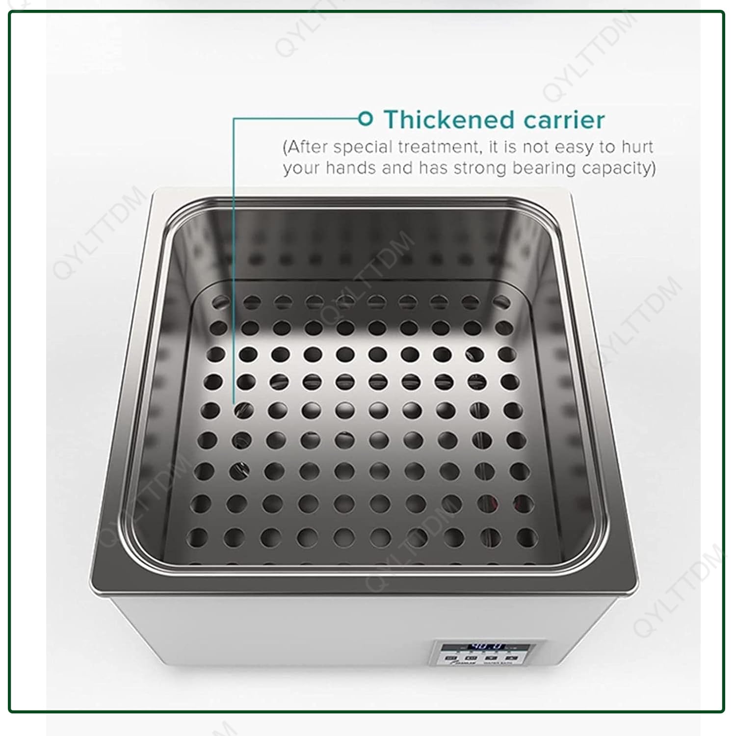 TYH Baño María Termostático Digital para Laboratorio, Calentador Científico, Calentador Eléctrico para Baño María, Precisión De 0,01 ℃, con Pantalla Digital Y Tapa Protectora