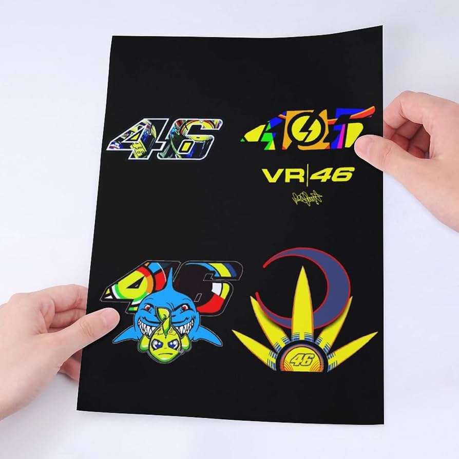 ディノ　バッジセット VR46 レーシング バレンティーノ ロッシ x モンスター キャップ