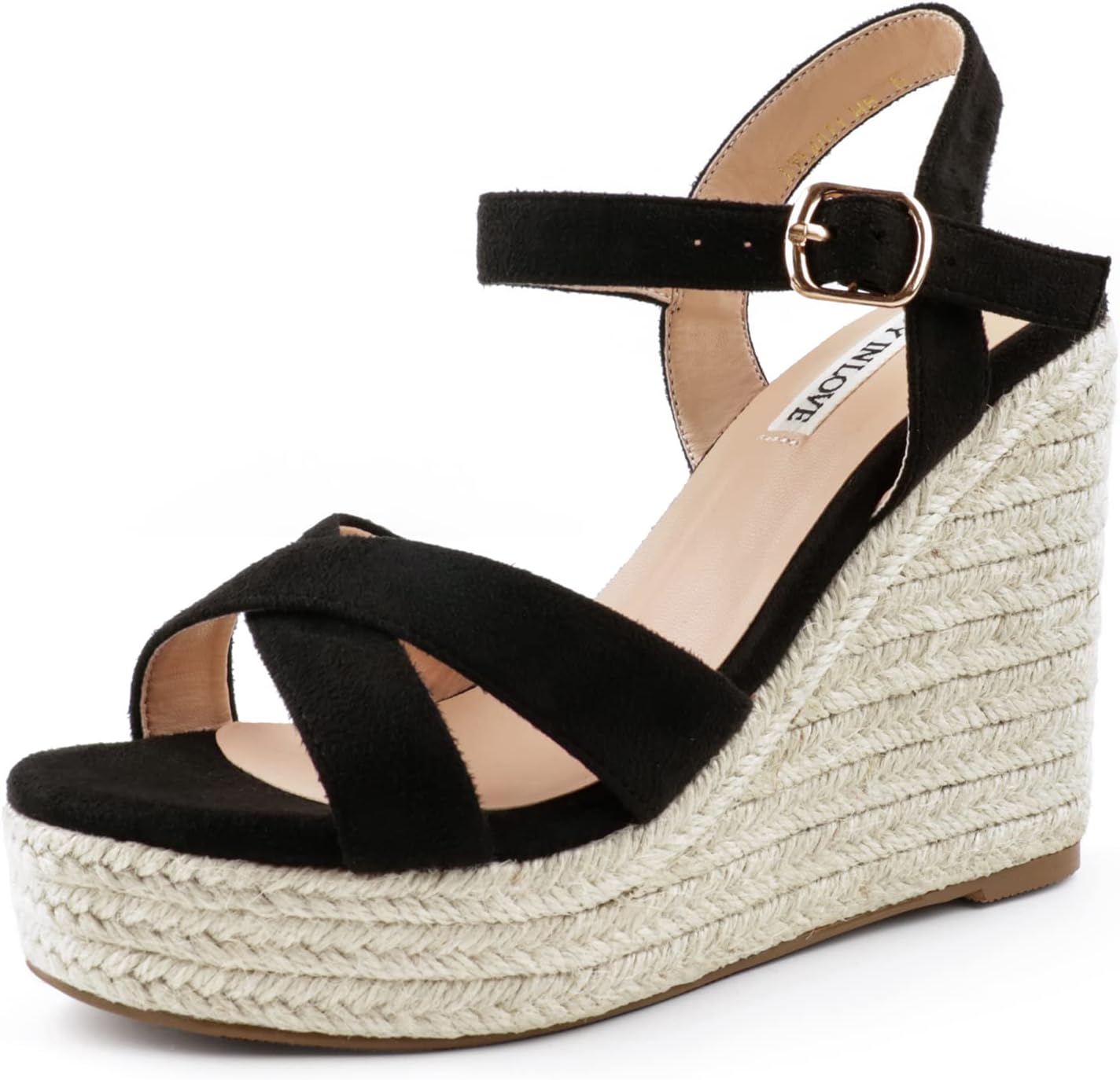 JOY IN LOVE Womens Espadrilles - Stylish Wedge Sandals