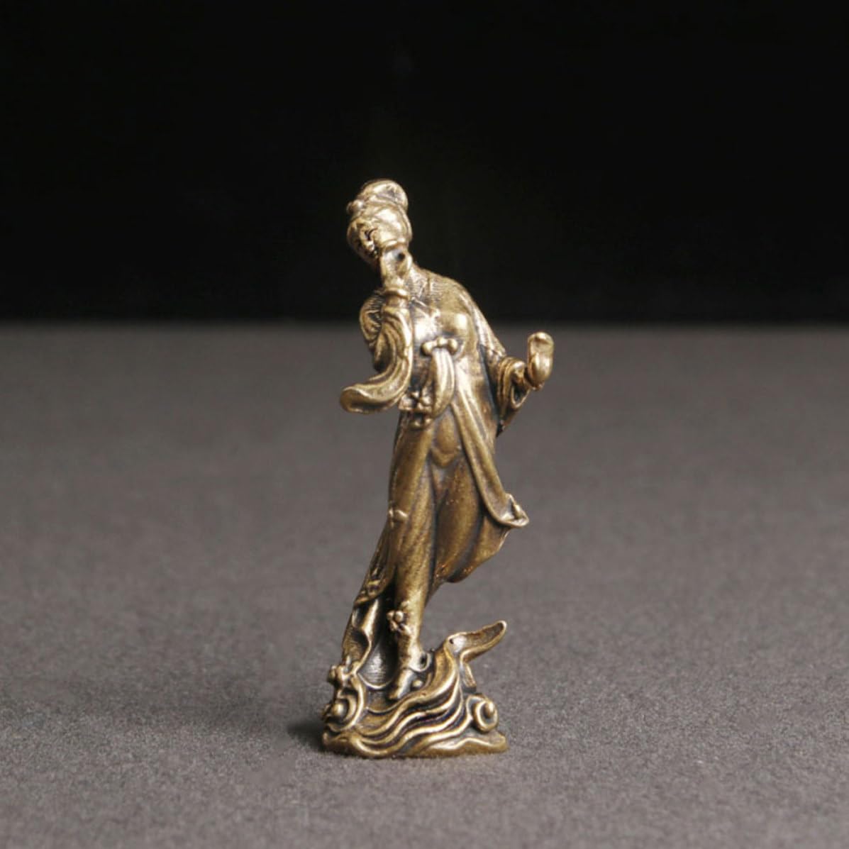 Gatuida 20 Pezzi Ornamento da Tavolo Quattro Bellezze in Ottone Dorato,