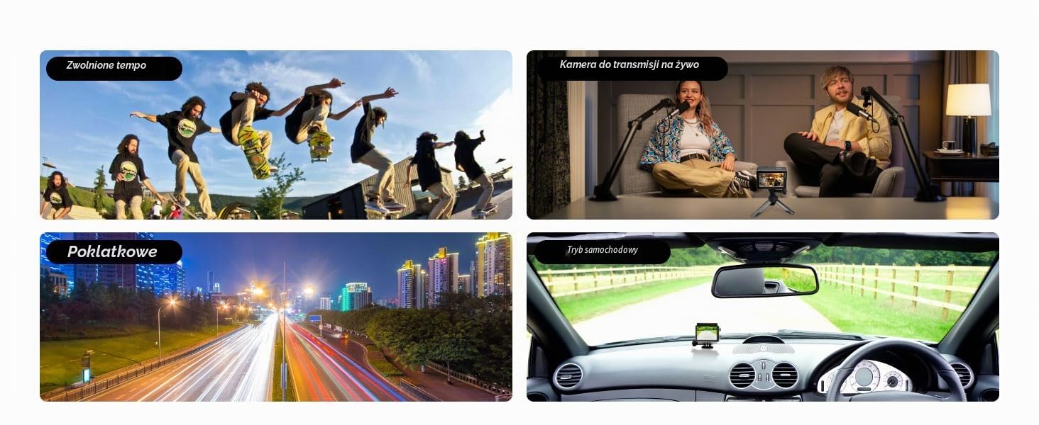 SJCAM Kamera sportowa SJ11 Active 4K WiFi, czarna