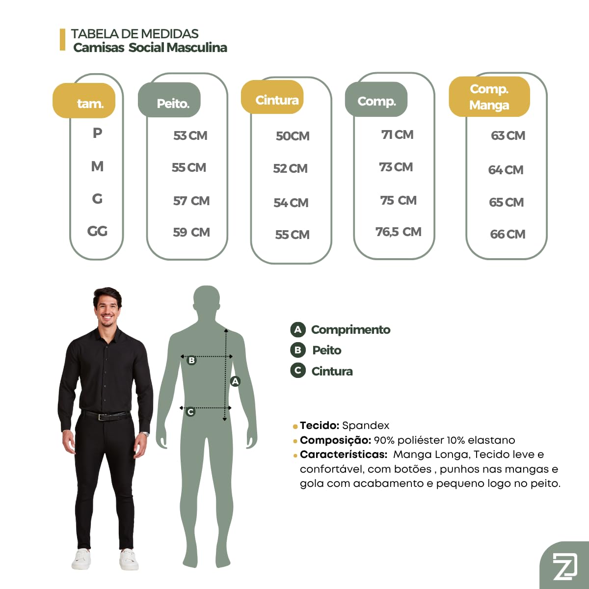 Camisa Social Manga Longa Masculina em promoção! Veja a oferta e mais achadinhos de Camisas 7 Hoje é o melhor dia para comprar Camisa Social Manga Longa Masculina com aquele preço maroto! Promoção! Aproveite a oferta! 7