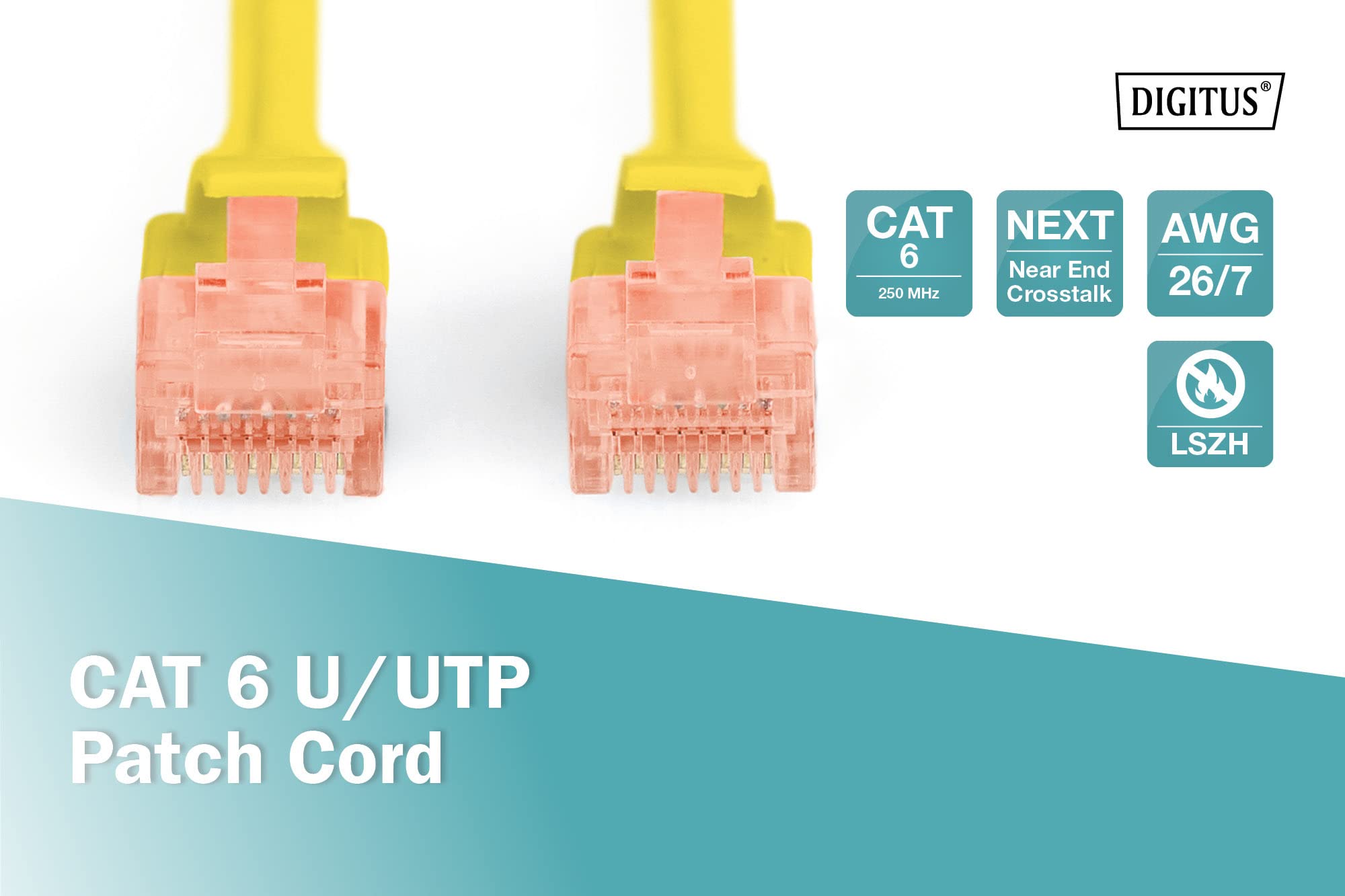 Digitus DK-1617-030/Y Professional Yüksek Kaliteli Cat 6 U/Utp Ara Baglantı Kablosu - Lszh