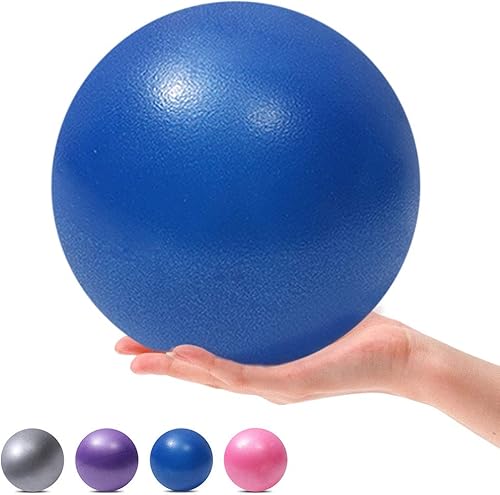 MOMPLUS 9 Inch Exercise Pilates Mini Yoga Balls Barre Small Bender for Home Stability Squishy Training Physical Therapy Improves Balance with