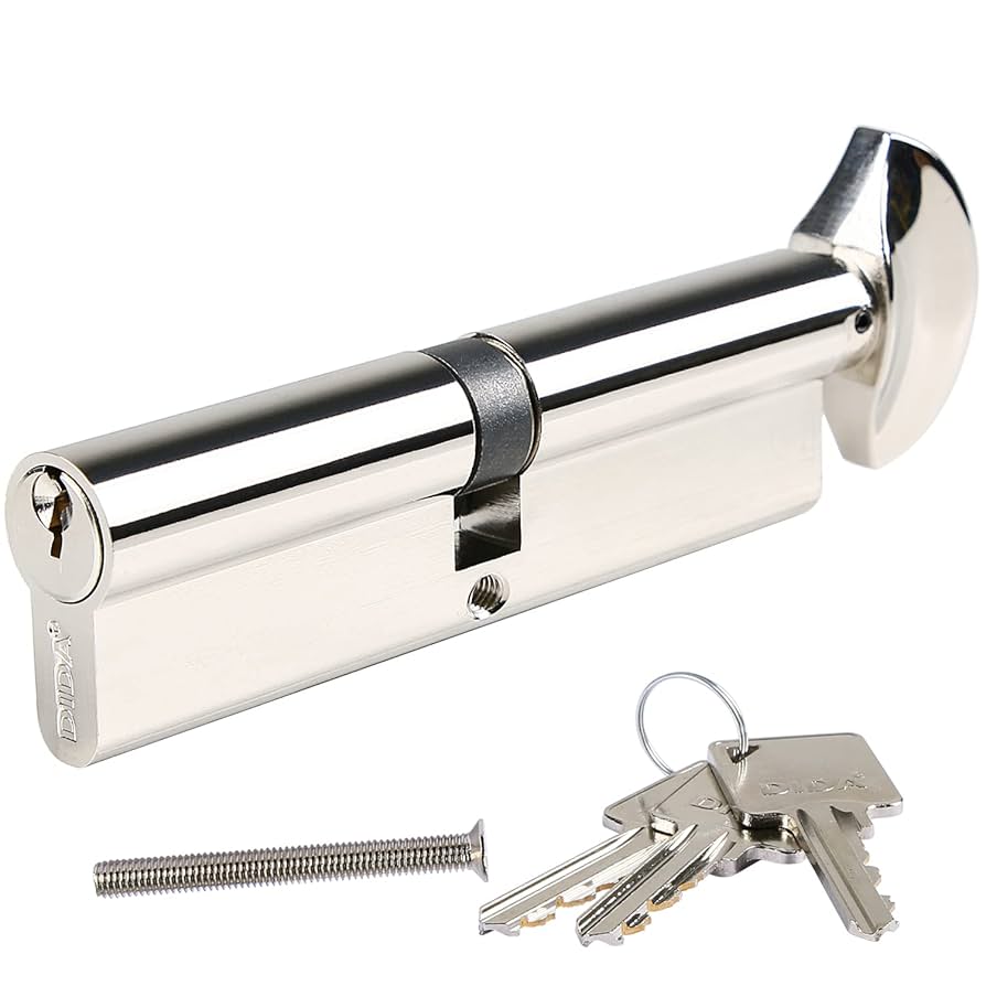 Xfort Chrome 50t 50 Thumb Turn Euro Cylinder Lock 100mm