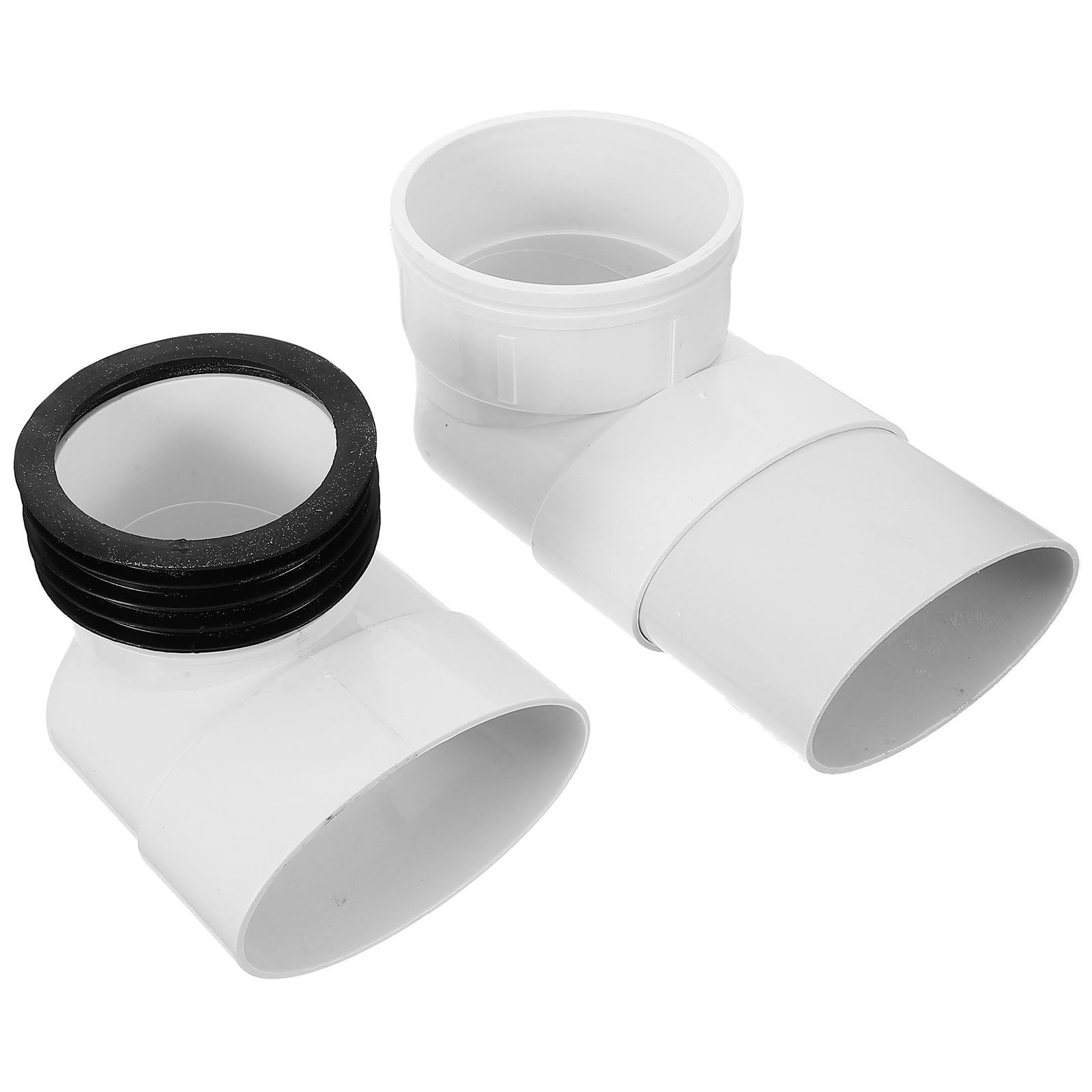 Kit desplazamiento inodoro con extensor de PVC regulable anti fugas de 10cm