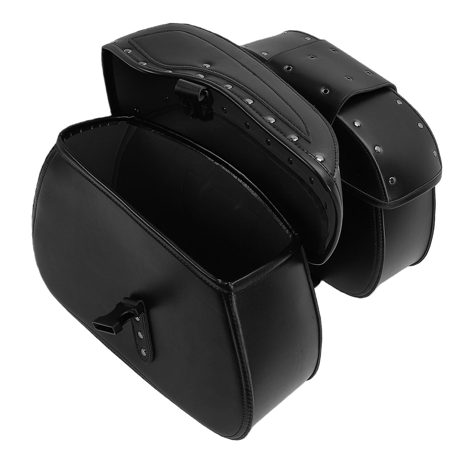 Tonysa Borse Laterali Moto 30L, Design in Pelle PU Impermeabile, for | Compatibilità universale, spazio di archiviazione spazioso, installazione semplice, design con patta intuitivo