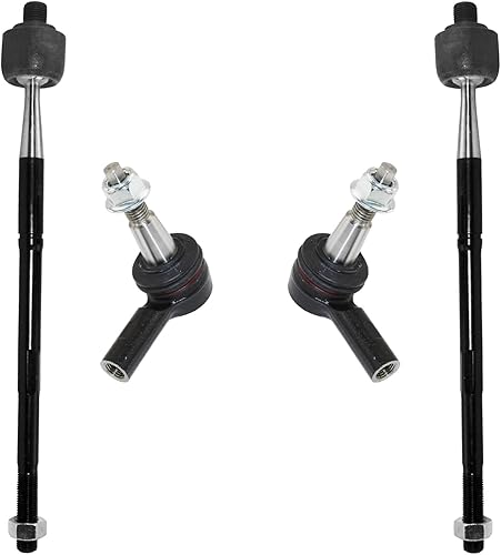 Miniatura 10 de Detroit Axle - 4 barras de acoplamiento delanteras para Hyundai Elantra Forte Koup Forte5, 4 extremos de barra de acoplamiento interiores y