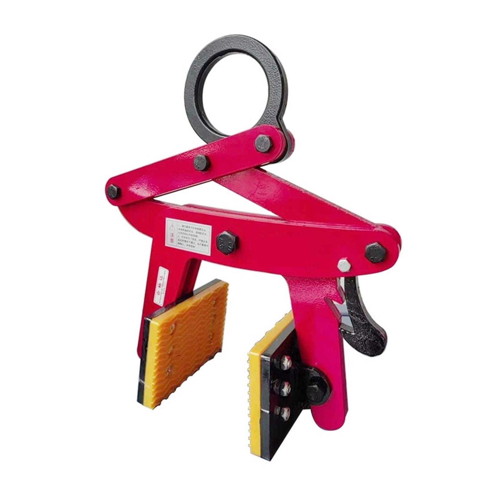 Luercher One Color Lifting Clamp Granite Lifting Clamp Vertical Stone Lifting Clamps Scissor Lifter Equipment, For Concrete Steel Rocks(3.2T)
