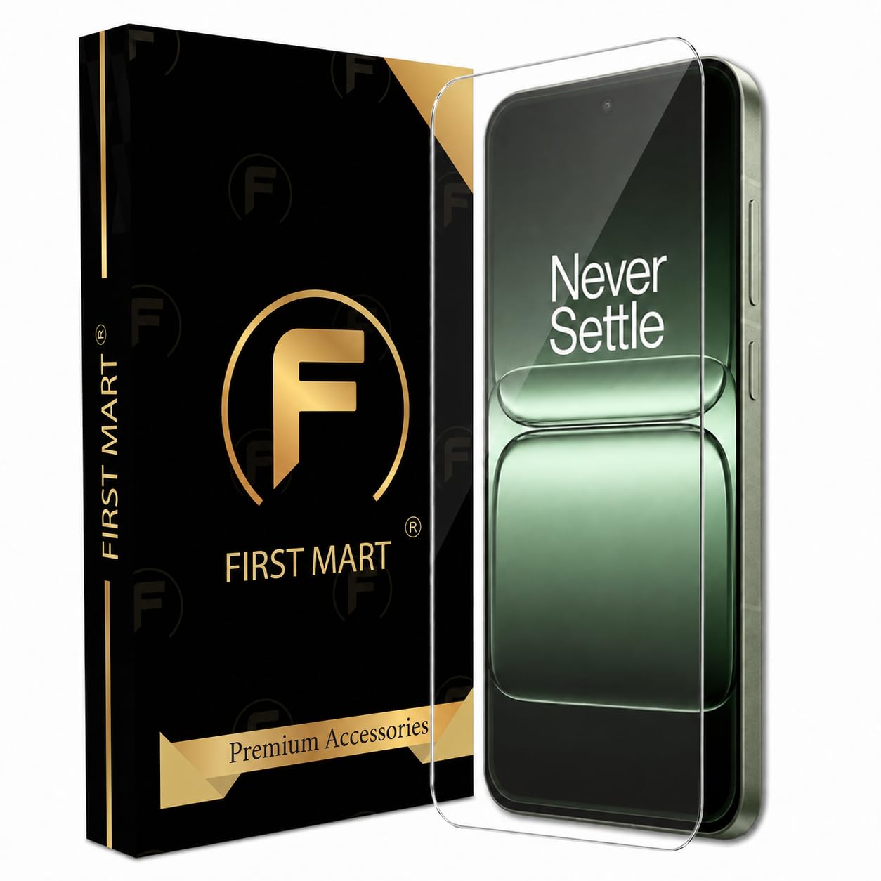 FIRST MART 3D Borderless Tempered Glass for OnePlus 13s | HD Clear Edge-to-Edge Screen Protector, 9H Scratch Resistant, Oleophobic, Case-Friendly | Pack of 1-picture-24