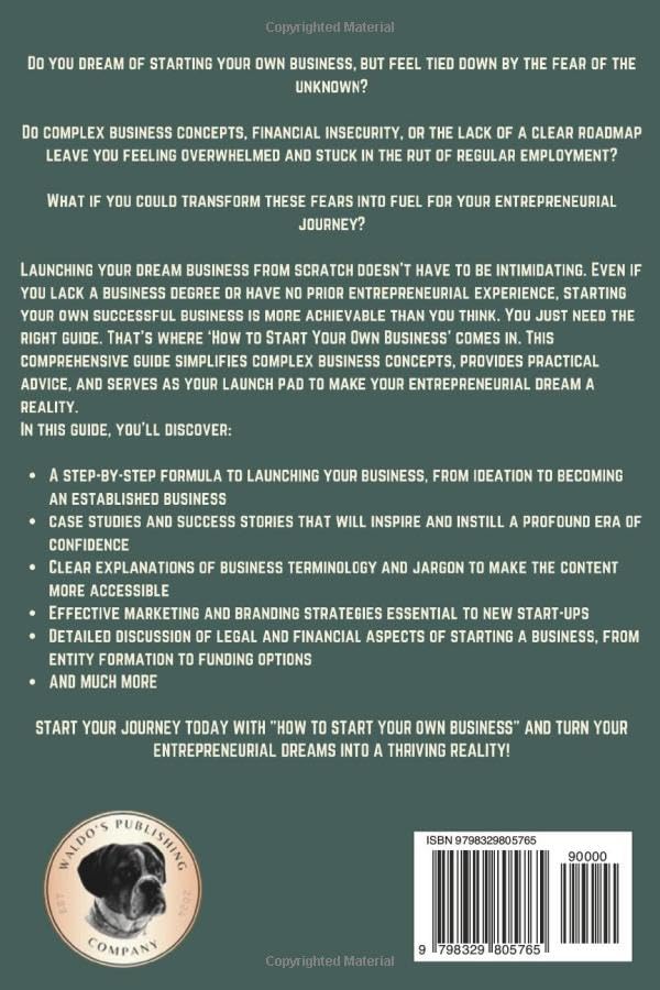 Miniatura 2 de How to Start Your Own Business The Success Guide to Understand Complex Concepts, Secure Start-Up Funds, and Make Your Entrepreneurial Dream a