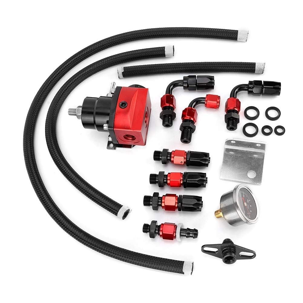 Yctze Kraftstoffdruckregler Kit, Aluminium 160psi