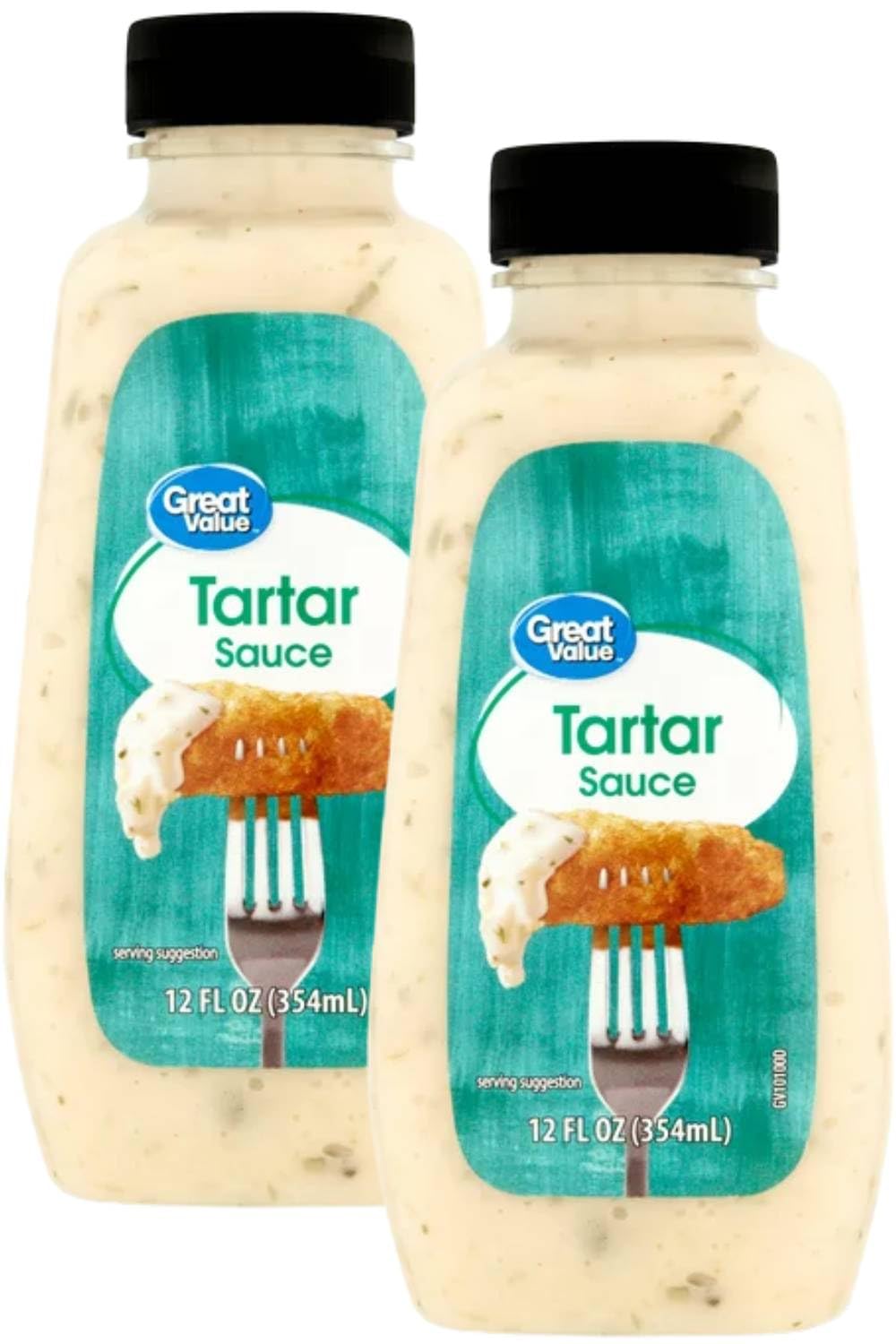 Tasty Tartar Sauce with Dill Great Value 12 Fl Oz: The Ultimate Seafood Companion for Unbeatable Flavor! (Pack of 2)