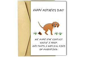 OJsensai Happy Mother's Day Card from Dog