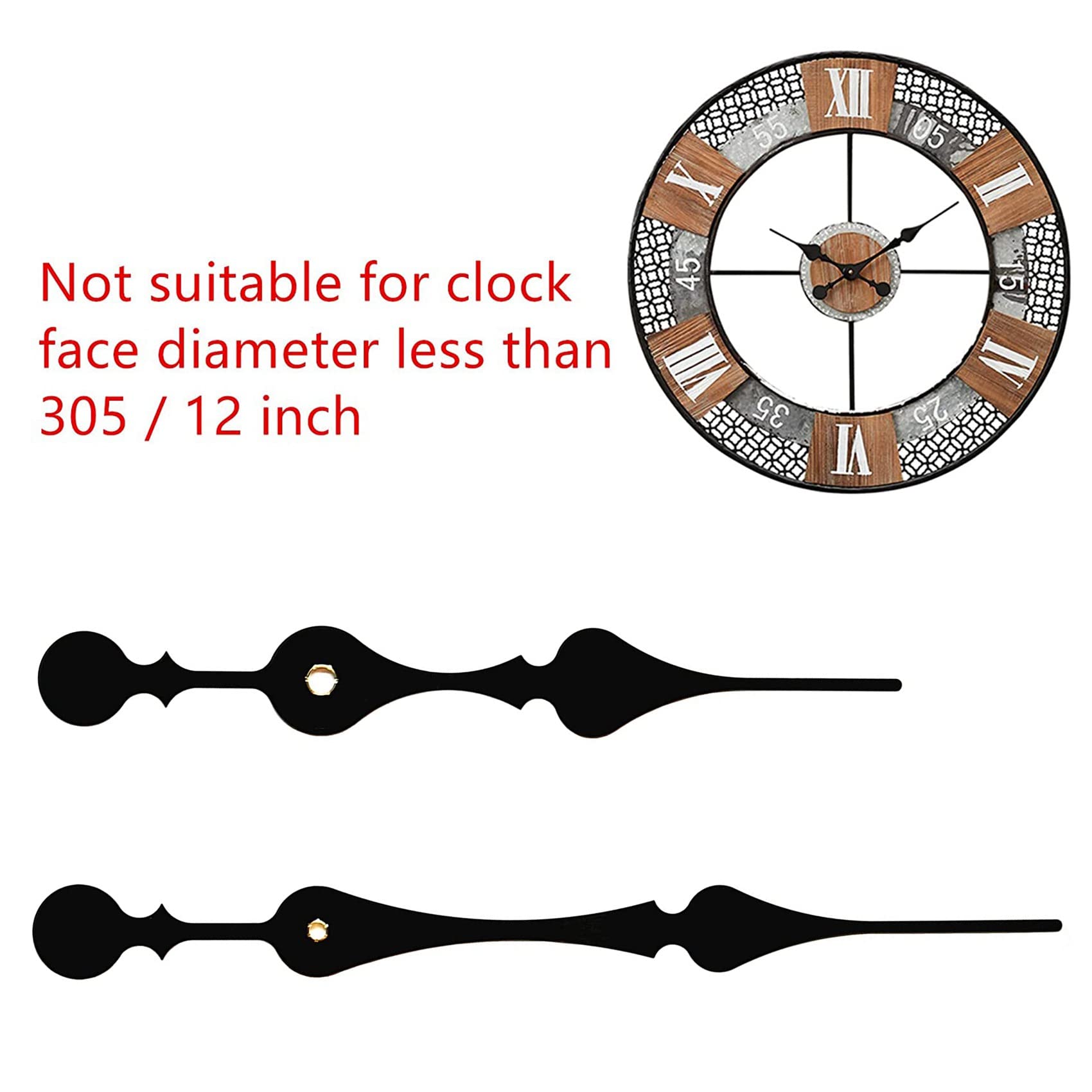 1 Set Mécanisme De Mouvement D'horloge à Quartz Kit De Bricolage Outil à Main à Piles - Kit De