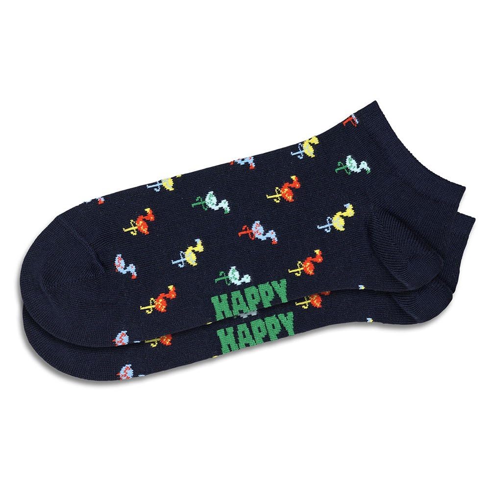 Happy Socks Unisex Multicoloured Cloudy Low Sock, Light Blue, Size 36-40