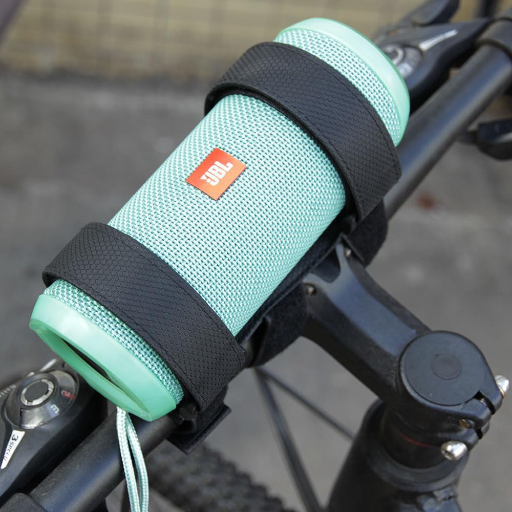 Hermitshell - Soporte de altavoz Bluetooth para carrito de golf accesorios barandilla bicicleta - Correa ajustable para JBL FLIP/OontZ ángulo/Sony XB 22,31/Bose mayoría de altavoces (S)