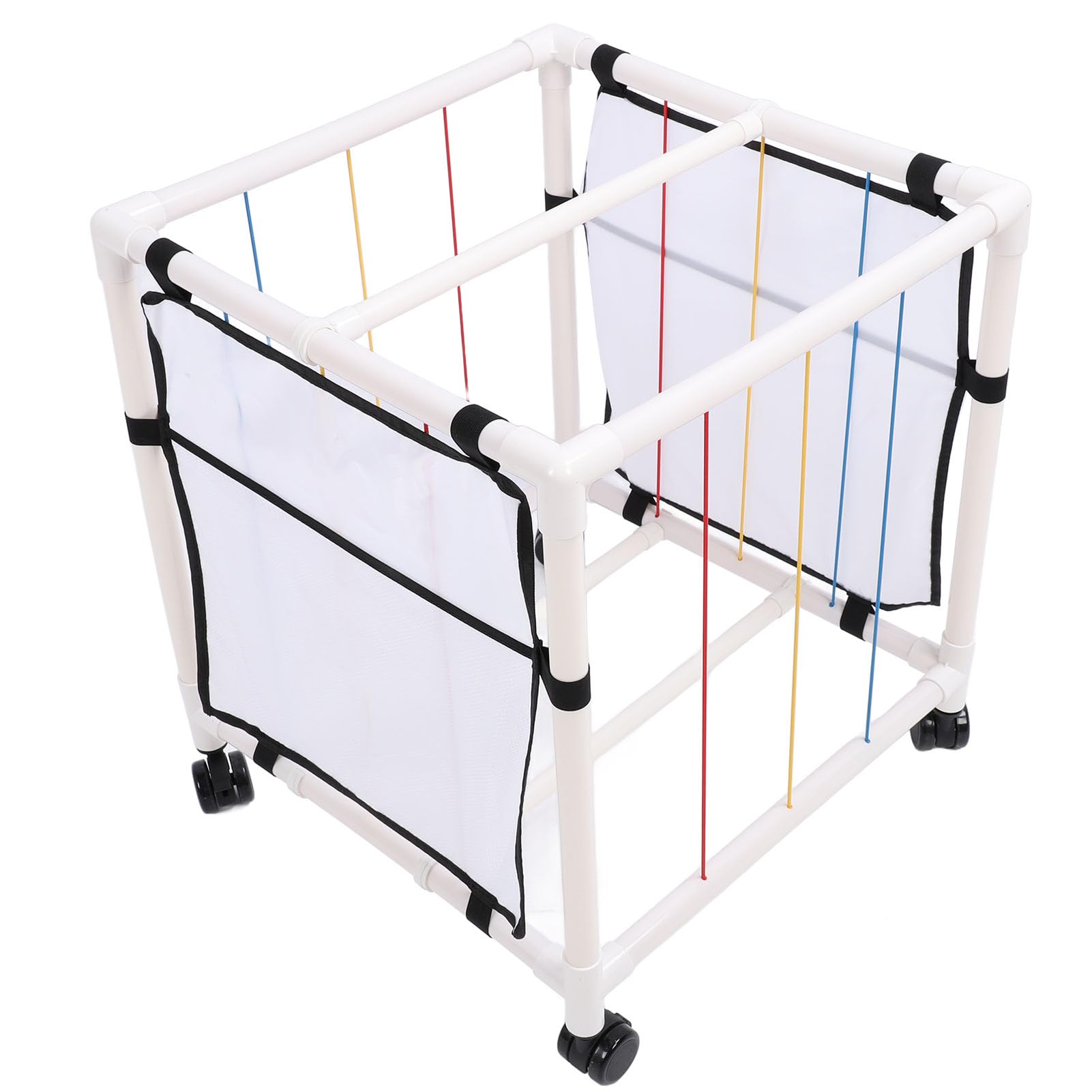 Stuffed Animal Storage Organizer, Stuffed Animal Zoo Storage Plush Toy Storage Basket for Playroom, Stuffed Animal Storage Rack with Elastic Rope, for Bedroom Nursery (Standard