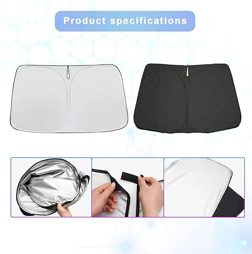 Miniatura 4 de SXCY Parasol para Parabrisas Chevy Trax 2024 2025 2026 para Chevy Trax LS1RSLT2RSACTIV Accesorios 2024 2025 2026 Trax Parasol para Parabrisas 2024