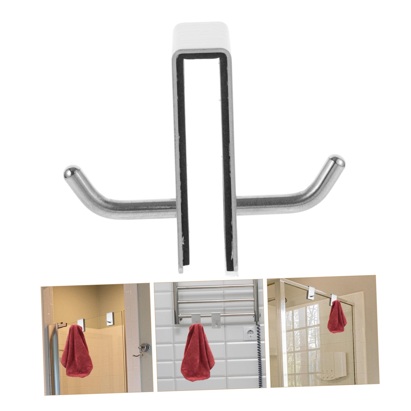 Artibetter 3 Ganci Appendiabiti Da Porta Multifunzione Per Bagno Cucina Portasciugamani Facili Da Installare