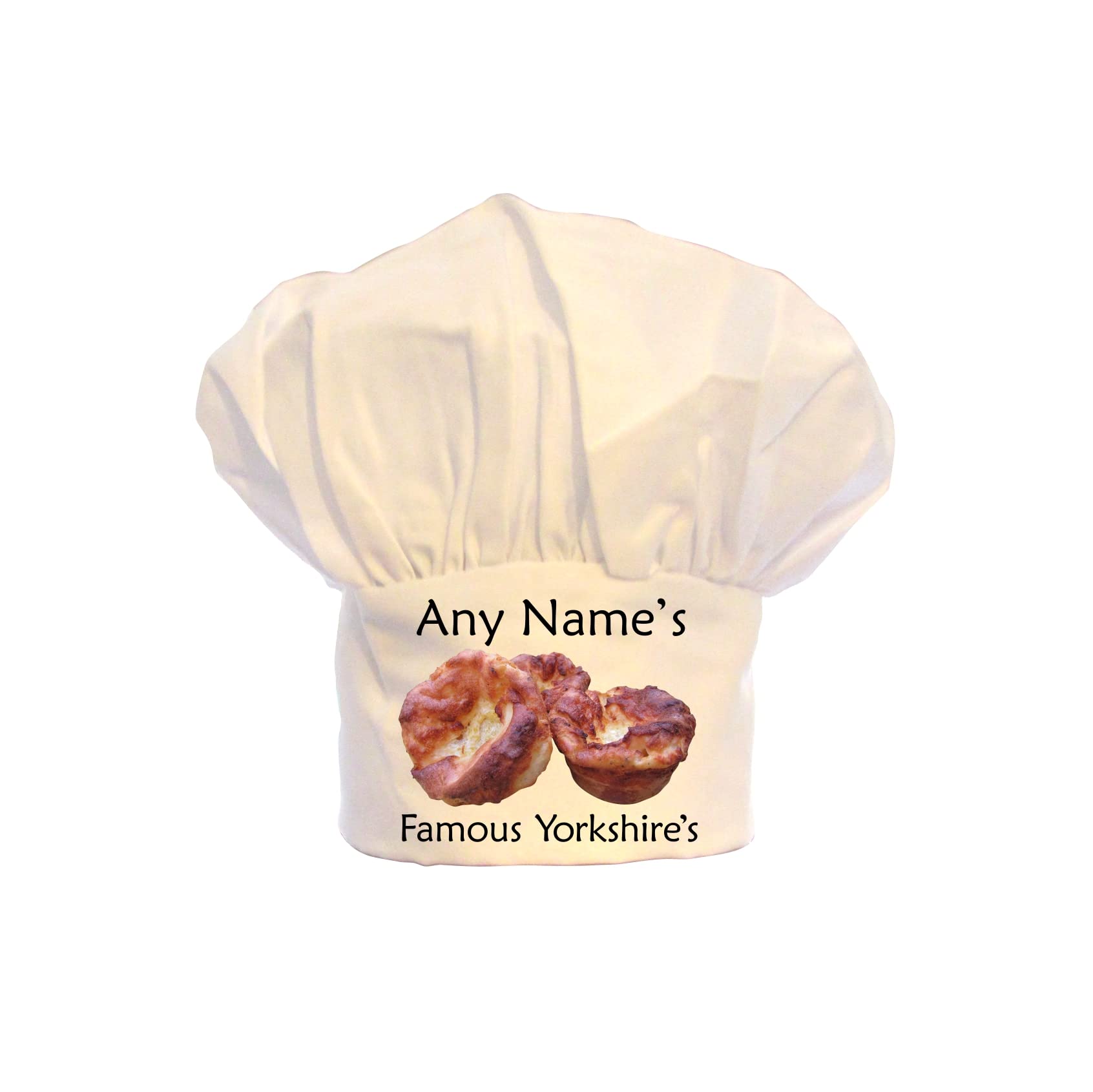 PRESENT2FUTURE Personalised Yorkshire Puddings Chefs HAT 100% Polyester