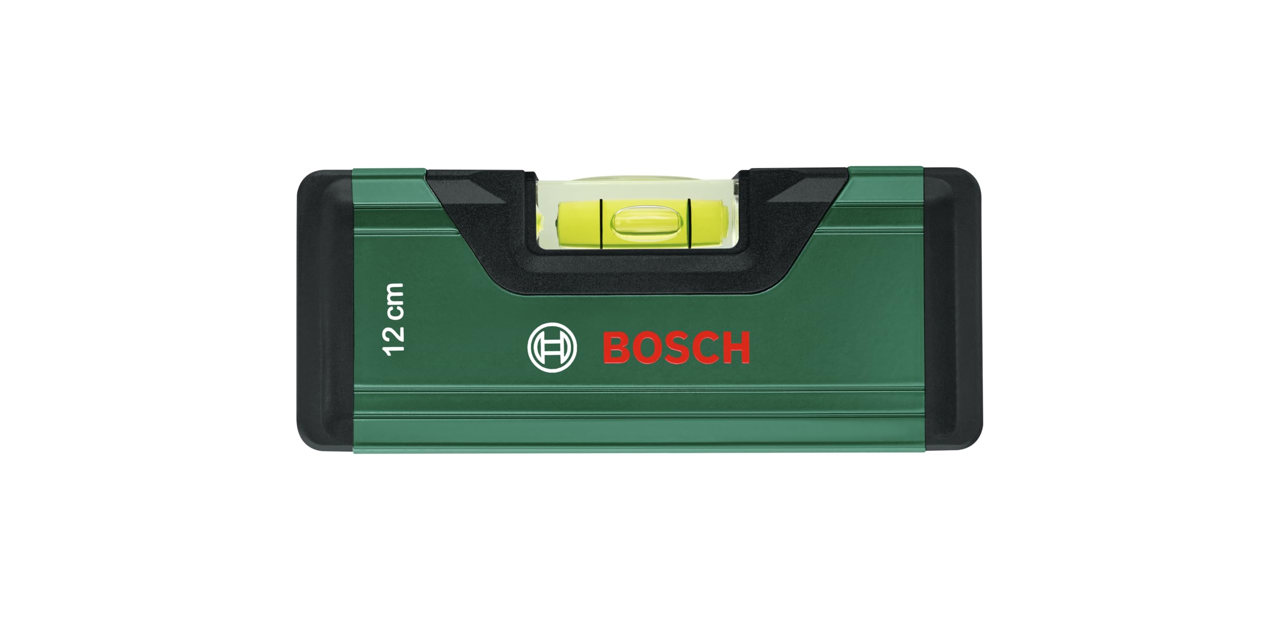 BOSCH Spirit Level 12cm | Compact & Portable | High-Precision Bubble for Accurate Readings | Durable Aluminum Construction | Ergonomic Design for Comfortable Grip | Ideal for Small-Scale Projects