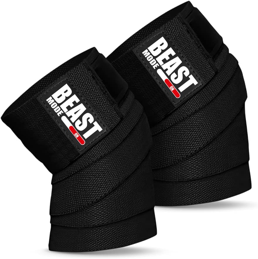 STEIGEN FITNESS KNEE WRAP (BLACK)-image-36