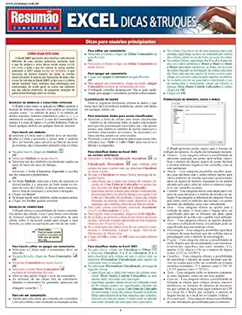 Capa do livro Excel dicas & truques
