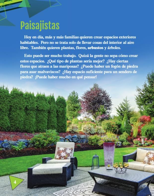 En el trabajo: Paisajistas: Perimetro (Mathematics in the Real World) (Spanish Edition) - Image 4