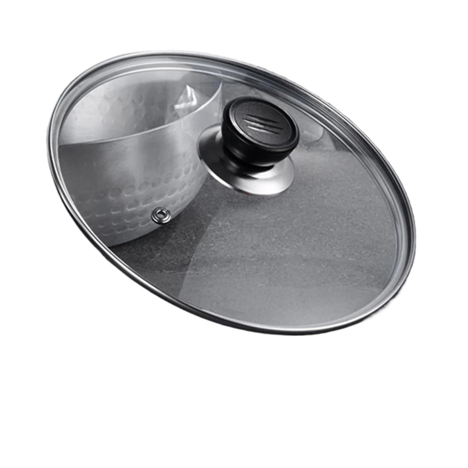 Pot Cover Tempered Glass Round Frying Pan Cover Visible Vertical Lid Pot Lid Cookware Parts Kitchen Accessories 20-30cm(22cm)