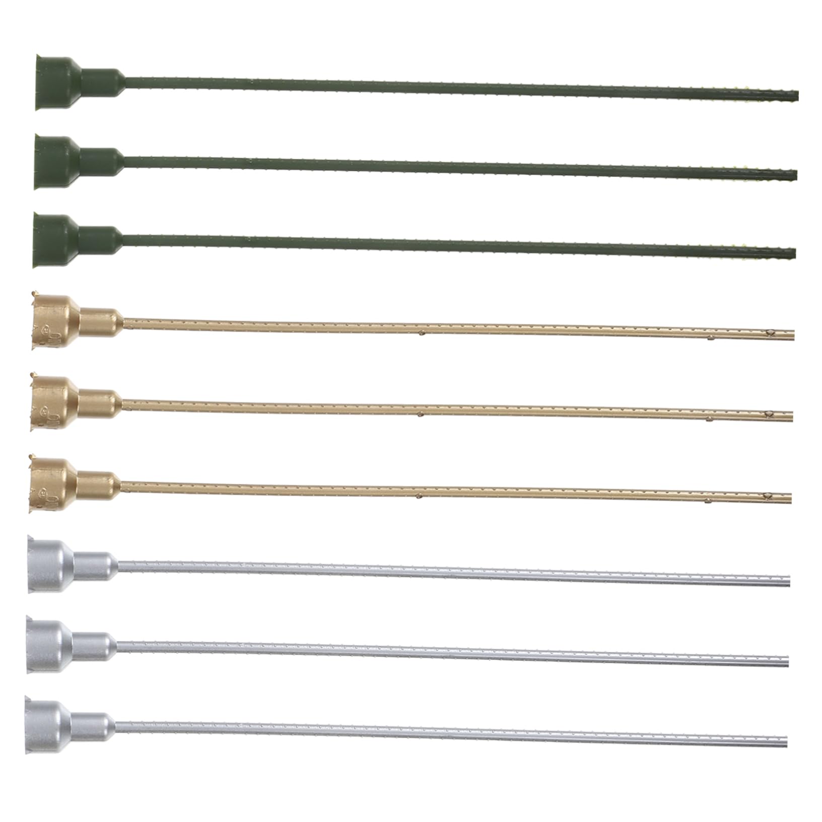 OSALADI 9Pcs Flower Wire Stems Durable Material Colors for Bouquets and Floral Arrangements Complete Crafting Accessories for Creative Projects