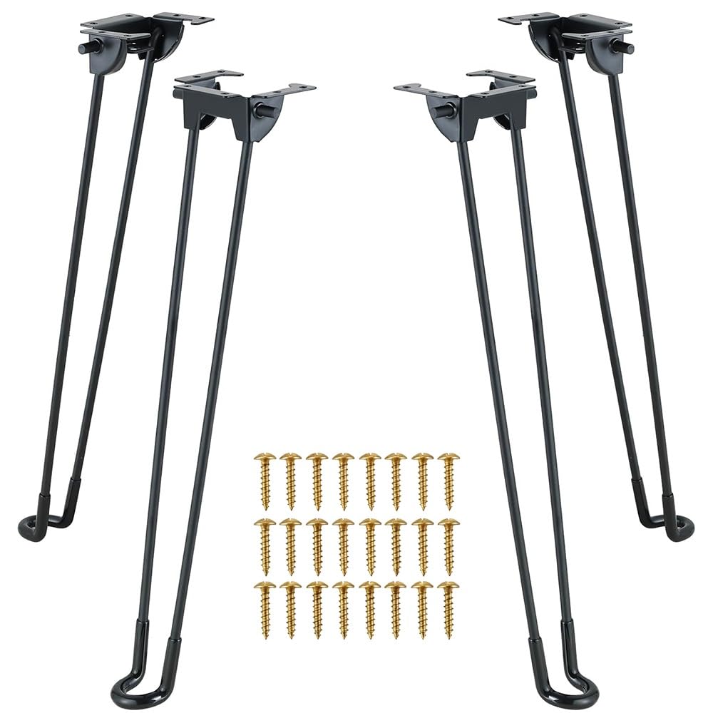 Patas de mesa plegables estilo horquilla para ahorrar espacio en escritorios de port&aacute;til
