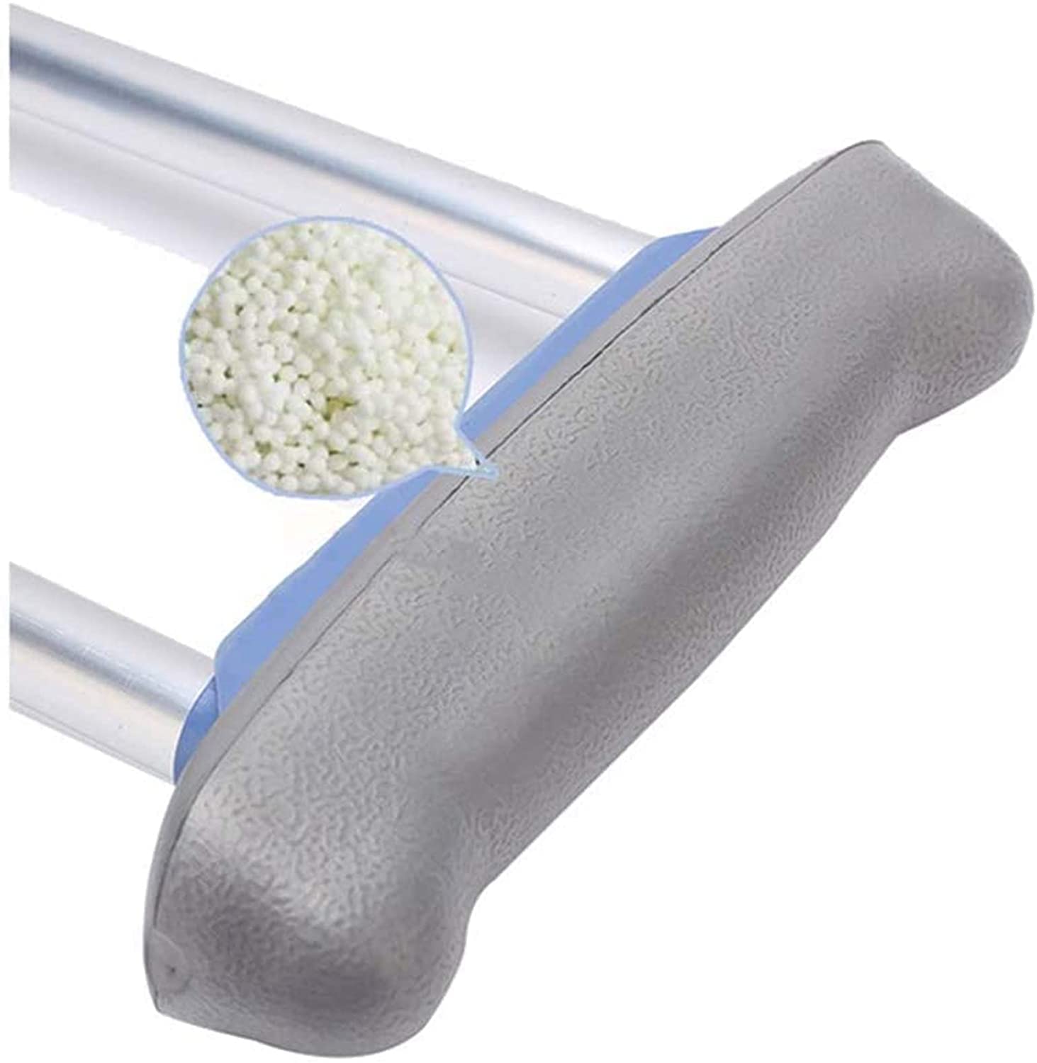 Stampelle per adulti Stampelle ascellari portatili Stampelle ascellari Stampelle in alluminio Abduzione Slip Frattura Altezza regolabile Persone mediche con disabilità Anziani Stampella per anziani