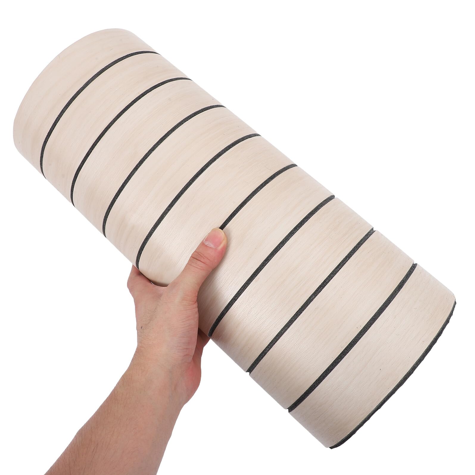 OUNONA Selbstklebende 3D Wandpaneele Lamellenwandtapete 300X40cm Wasserfest Strukturiert Abnehmbar Wandaufkleber für Bad Wohnzimmer Schlafzimmer